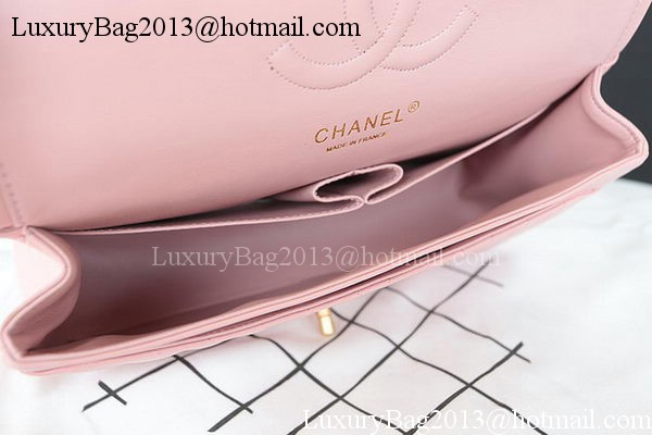 Chanel 2.55 Series Flap Bag Lambskin Chevron Leather A1112CF Pink