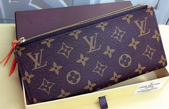 Louis Vuitton Monogram Canvas ADELE WALLET M61287 Orange