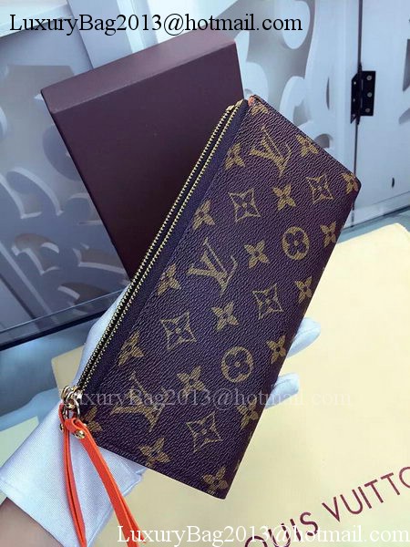 Louis Vuitton Monogram Canvas ADELE WALLET M61287 Orange