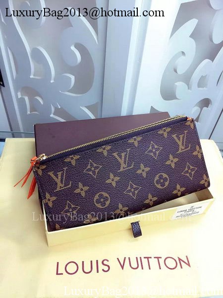 Louis Vuitton Monogram Canvas ADELE WALLET M61287 Orange