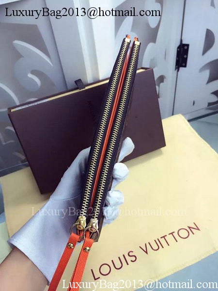 Louis Vuitton Monogram Canvas ADELE WALLET M61287 Orange Louis Vuitton Monogram Canvas ADELE WALLET M61287 Orange
