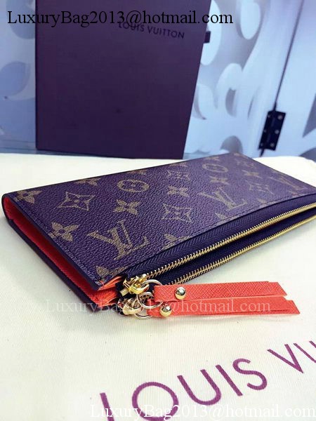 Louis Vuitton Monogram Canvas ADELE WALLET M61287 Orange