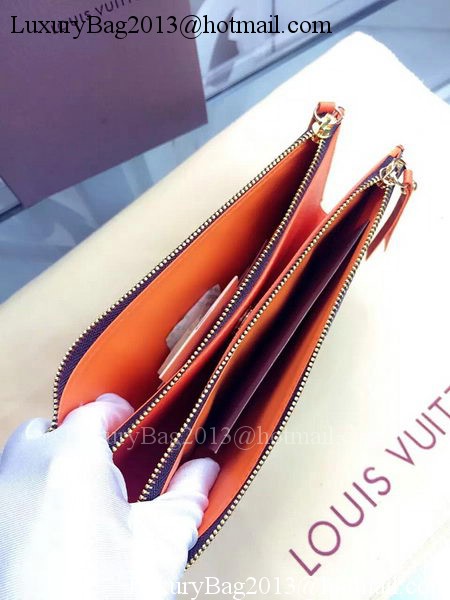 Louis Vuitton Monogram Canvas ADELE WALLET M61287 Orange