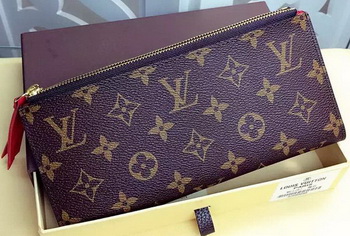 Louis Vuitton Monogram Canvas ADELE WALLET M61287 Red