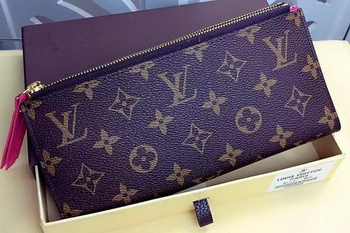 Louis Vuitton Monogram Canvas ADELE WALLET M61287 Rose