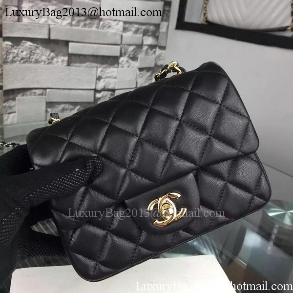 Chanel Classic Flap Bag Original Sheepskin Leather A5171 Black