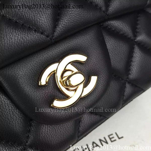 Chanel Classic Flap Bag Original Sheepskin Leather A5171 Black