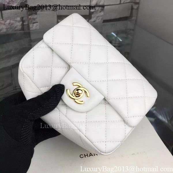 Chanel Classic Flap Bag Original Sheepskin Leather A5171 White