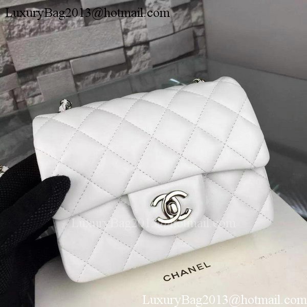 Chanel Classic Flap Bag Original Sheepskin Leather A5171 White