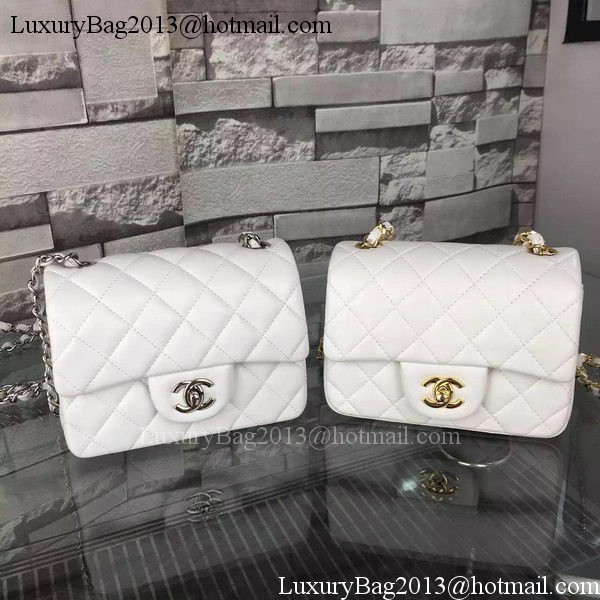 Chanel Classic Flap Bag Original Sheepskin Leather A5171 White