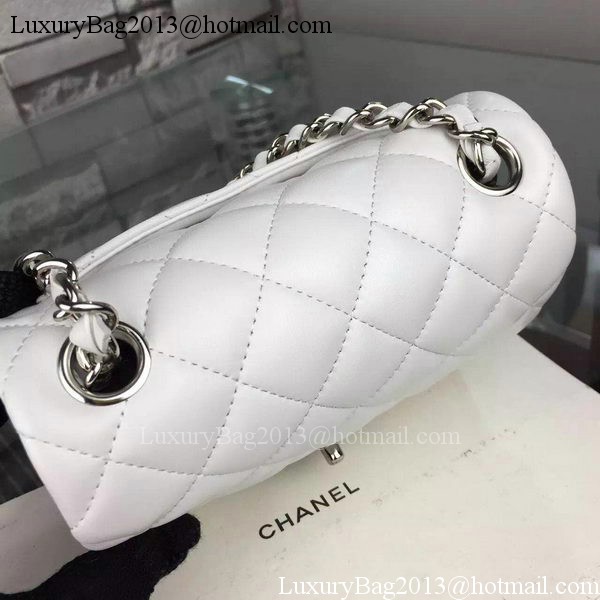 Chanel Classic Flap Bag Original Sheepskin Leather A5171 White