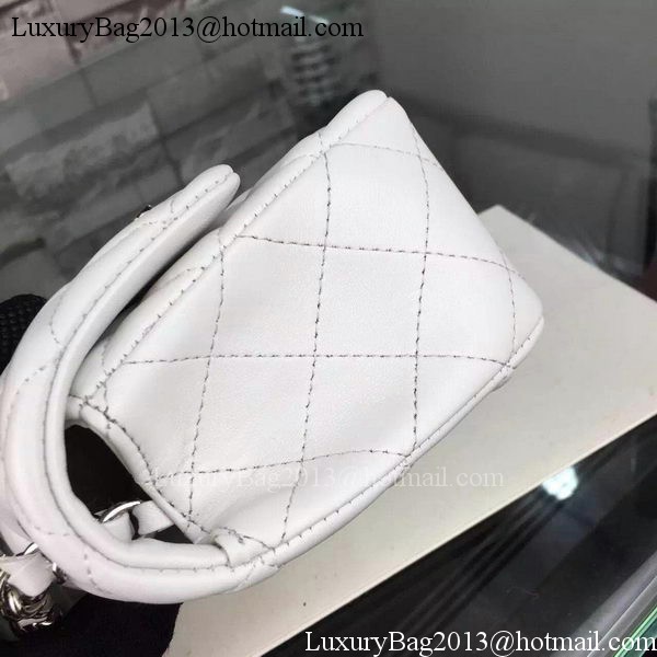 Chanel Classic Flap Bag Original Sheepskin Leather A5171 White