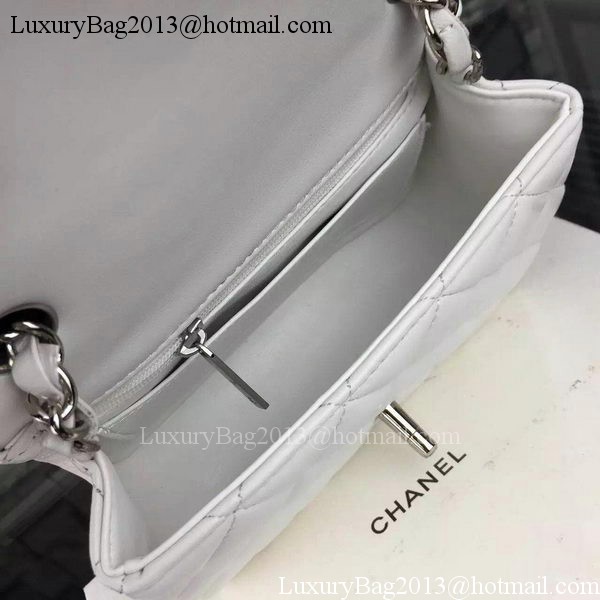 Chanel Classic Flap Bag Original Sheepskin Leather A5171 White