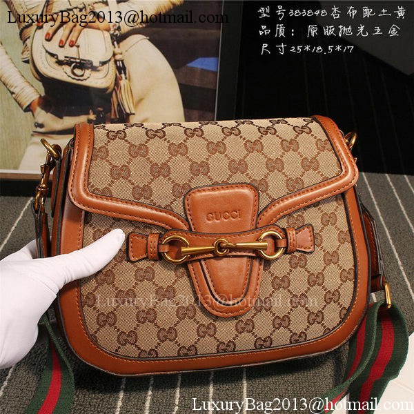 Gucci Lady Web GG Canvas Shoulder Bag 383848