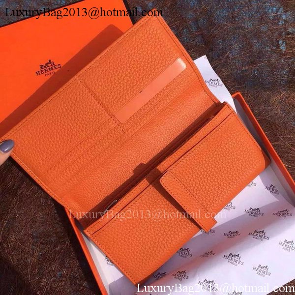 Hermes Grainy Leather Bifold Wallet H8000