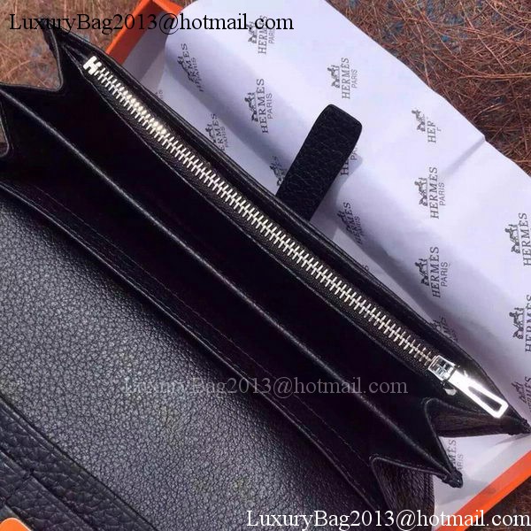 Hermes Grainy Leather Bifold Wallet H8000