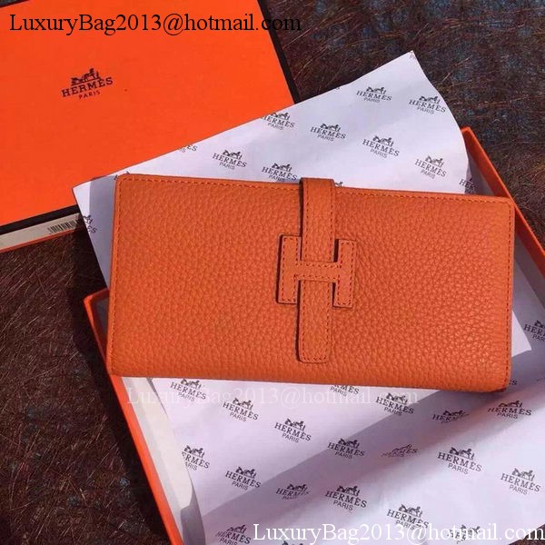 Hermes Grainy Leather Bifold Wallet H8000