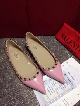 Valentino Leather Flat VT666 Pink