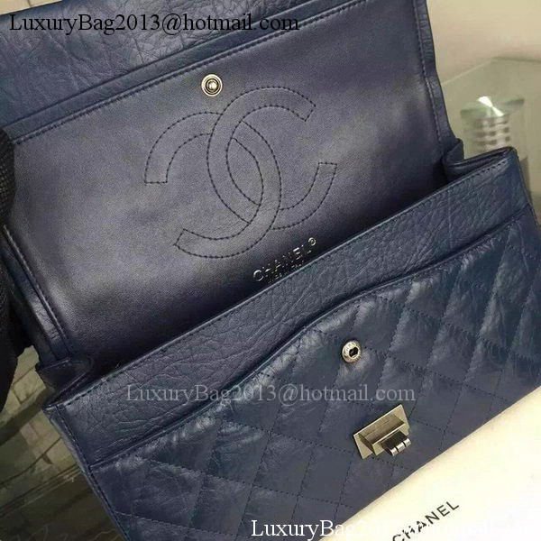 Chanel Classic Flap Bag Black Original Calfskin Leather CHA6059 Blue