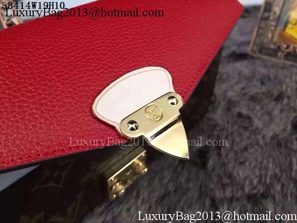 Louis Vuitton Monogram Canvas PALLAS WALLET M58414 Red