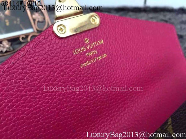 Louis Vuitton Monogram Canvas PALLAS WALLET M58414 Rose