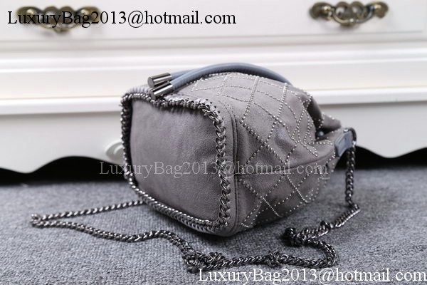 Stella McCartney Falabella Studded Quilted Bucket Bag SMC013 Grey