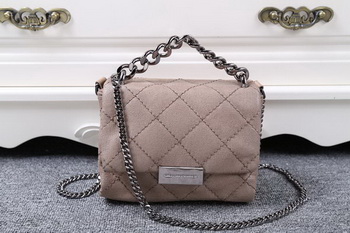 Stella McCartney QUilted Denim Cross Body Bag SMC015 Khaki
