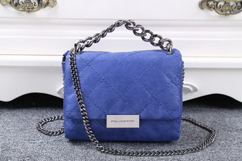 Stella McCartney QUilted Denim Cross Body Bag SMC015 Royal