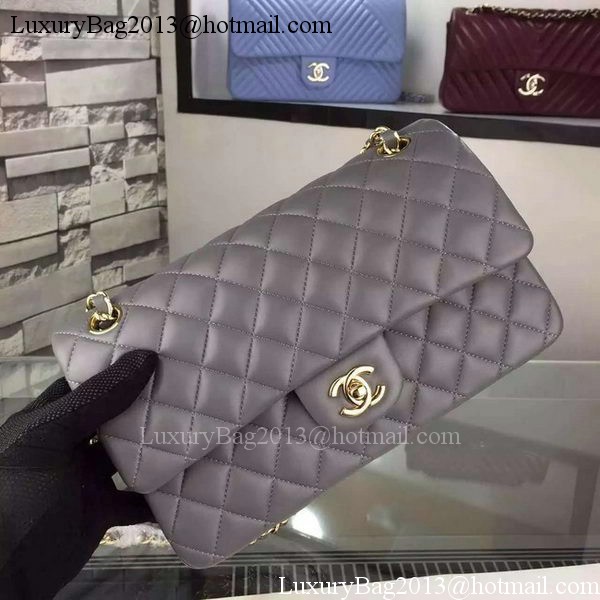 Chanel 2.55 Series Flap Bag Lambskin Leather A5024 Grey