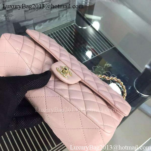 Chanel 2.55 Series Flap Bag Lambskin Leather A5024 Pink