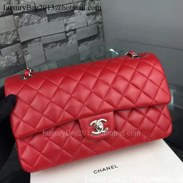 Chanel 2.55 Series Flap Bag Lambskin Leather A5024 Red