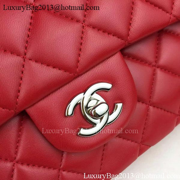 Chanel 2.55 Series Flap Bag Lambskin Leather A5024 Red