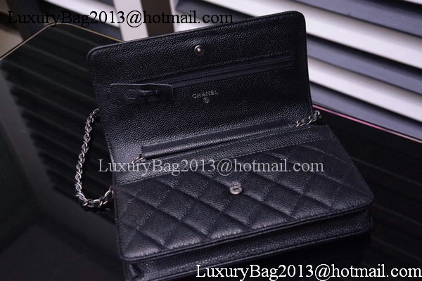 Boy Chanel mini Flap Bags Cannage Pattern A33815 Black