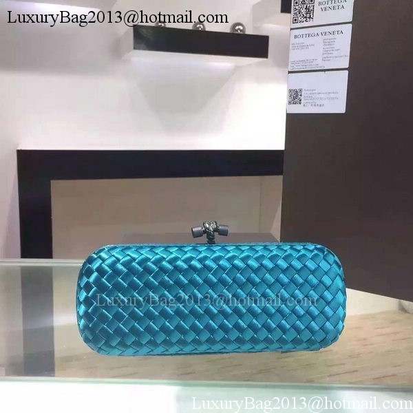 Bottega Veneta STRETCH Knot Sheepskin Leather Clutch BV8651 SkyBlue