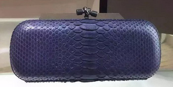 Bottega Veneta Snake Leather Knot Clutch 8651K