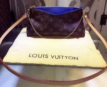 Louis Vuitton Monogram Canvas PALLAS CLUTCH M41638 Blue