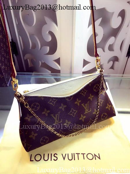 Louis Vuitton Monogram Canvas PALLAS CLUTCH M41638 OffWhite