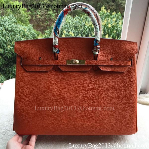 Hermes Birkin 40CM Bag Original Leather BK40 Orange