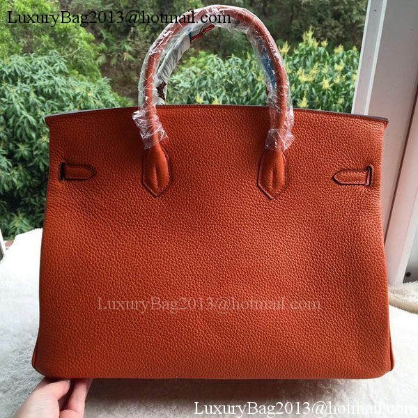 Hermes Birkin 40CM Bag Original Leather BK40 Orange