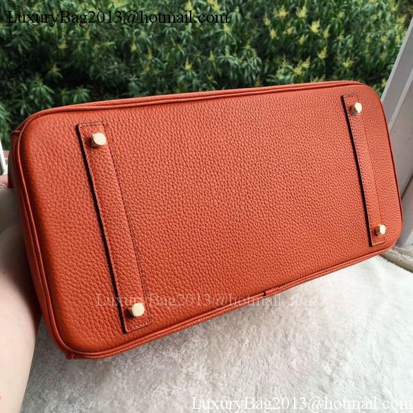 Hermes Birkin 40CM Bag Original Leather BK40 Orange