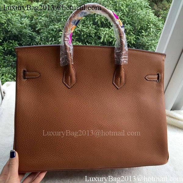 Hermes Birkin 40CM Bag Wheat Litchi Leather BK40 Gold