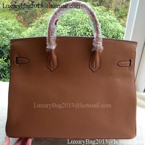 Hermes Birkin 40CM Bag Wheat Litchi Leather BK40 Silver