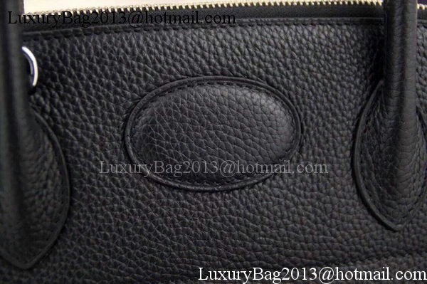 Hermes Bolide 37CM Calfskin Leather Tote Bag B1004 Black