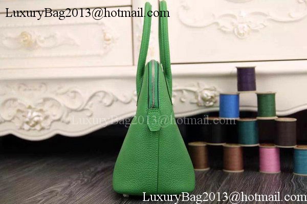 Hermes Bolide 37CM Calfskin Leather Tote Bag B1004 Green