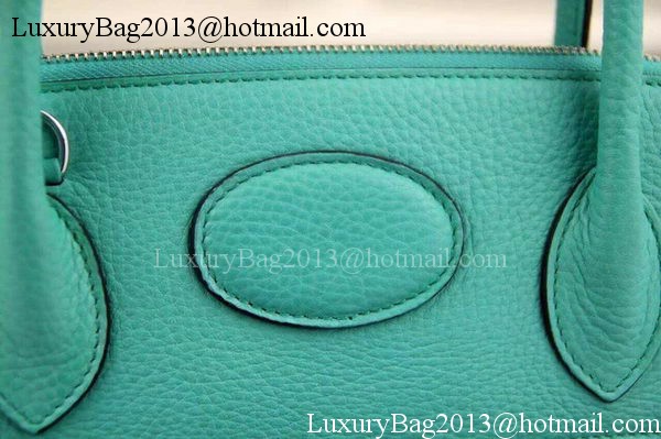 Hermes Bolide 37CM Calfskin Leather Tote Bag B1004 Light Green