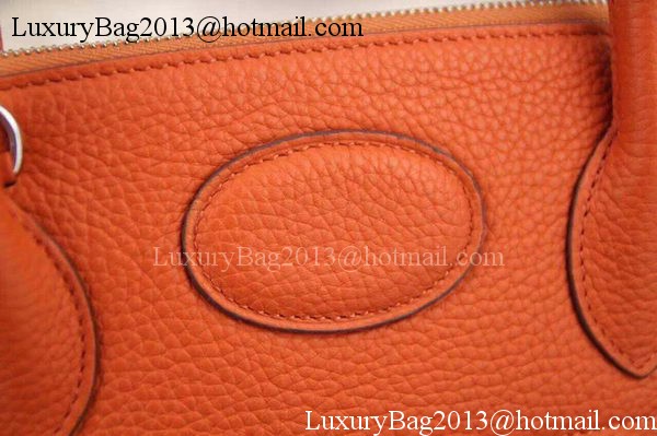 Hermes Bolide 37CM Calfskin Leather Tote Bag B1004 Orange