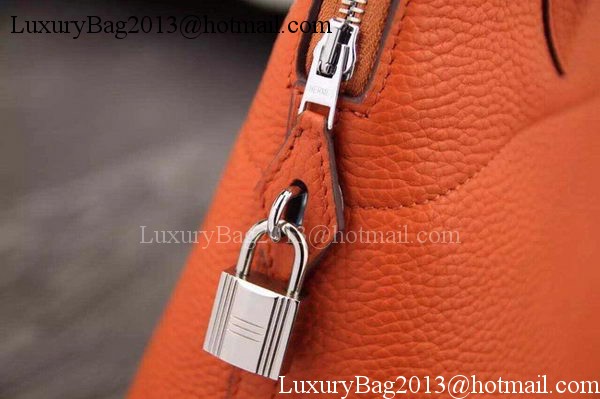 Hermes Bolide 37CM Calfskin Leather Tote Bag B1004 Orange