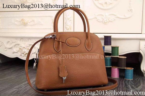 Hermes Bolide 37CM Calfskin Leather Tote Bag B1004 Wheat