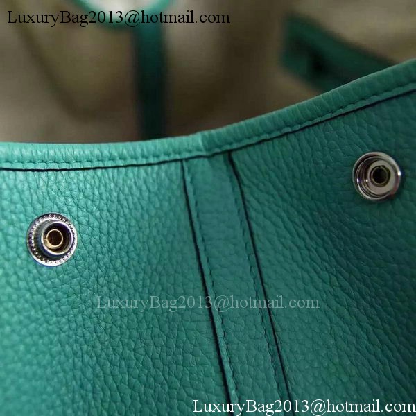 Hermes Garden Party 36cm 30cm Tote Bag Original Leather Light Green