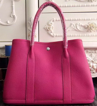 Hermes Garden Party 36cm 30cm Tote Bag Original Leather Rose